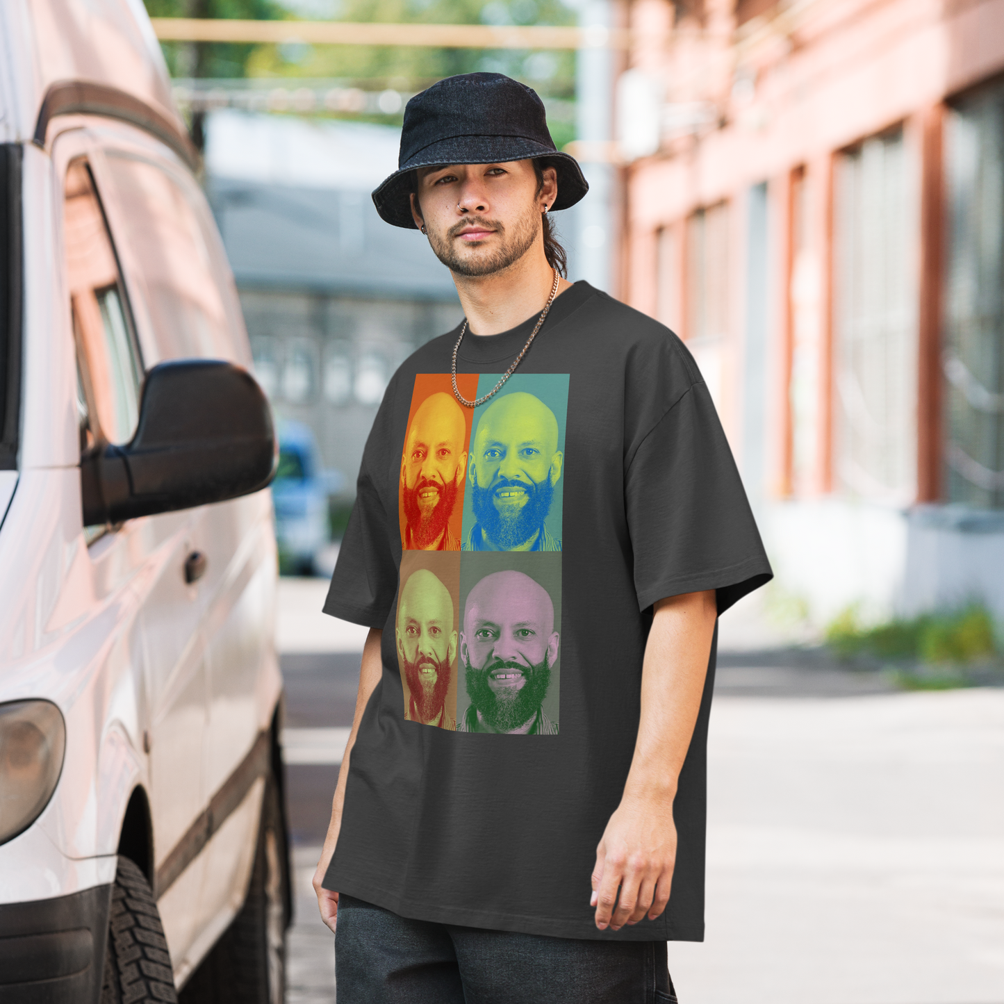 Abdu kiar Oversized faded t-shirt