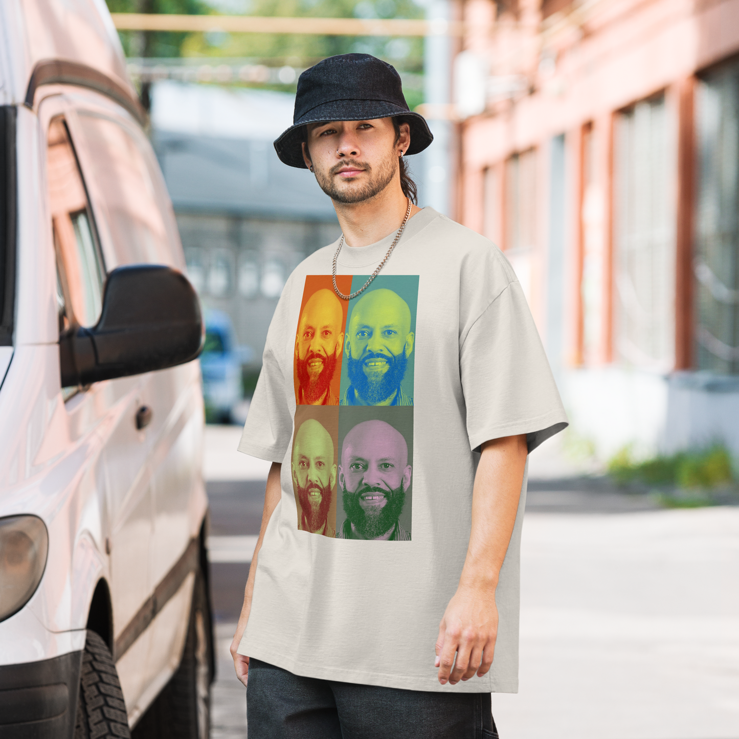 Abdu kiar Oversized faded t-shirt