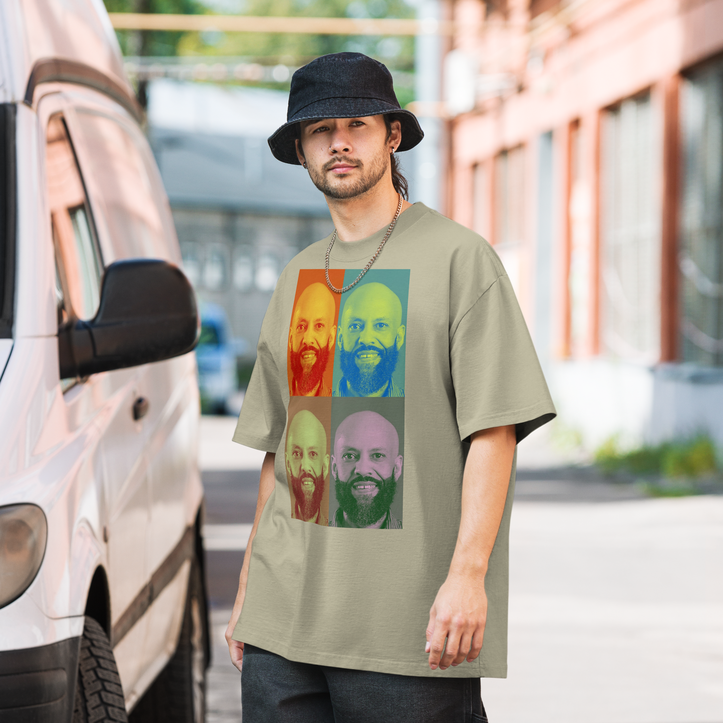 Abdu kiar Oversized faded t-shirt